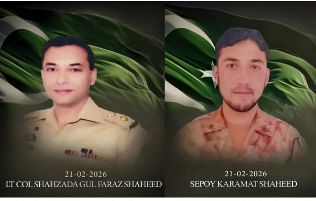 Lieutenant colonel among two army personnel martyred in Bannu IBO: ISPR